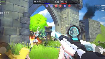 Girls Battle：FPS gun shooting syot layar 2