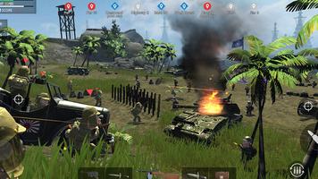 Pacifix War Iwo Jima:WW2 fps اسکرین شاٹ 1
