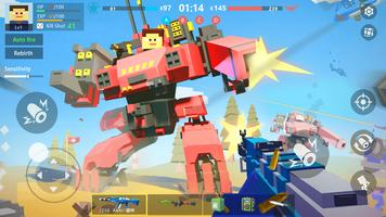 Pixel Battlefield:Gun shoot poster