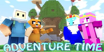 Adventure Time Mod for MCPE Affiche