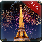 Eiffel Tower Fireworks LWP icône