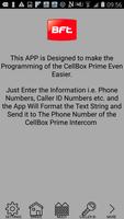 BFT CellBox Programmer captura de pantalla 1