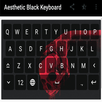 Aesthetic Black Keyboard Theme APK
