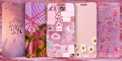 pink aesthetic wallpaper capture d'écran 1