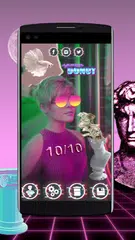 Aesthetic Photo Editor – Glitch Vaporwave Stickers アプリダウンロード