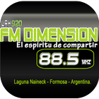 FM DIMENSION 88.5 MHz icône