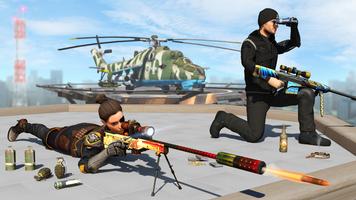 Sniper Shooter 3D FPS Shooting imagem de tela 1