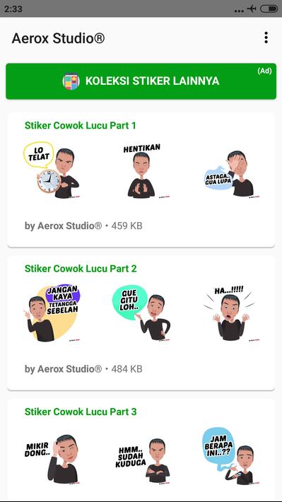  Stiker Cowok  Lucu for Android APK Download