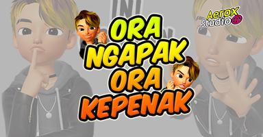 Stiker Jawa Ngapak Lucu WAStickerApps ポスター