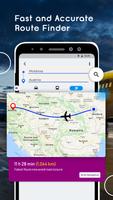 Air Route Finder, Directions – GPS Route Maps poster