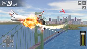 飛行機墜落事故 フライトシミュレータ 飛行機ゲーム スクリーンショット 3