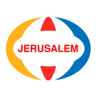 Offline-Karte von Jerusalem un Zeichen