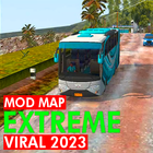 آیکون‌ Mod Map Extreme Viral Bussid