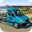 Milk Van Cow Milk Delivery icon
