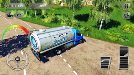 Milk Van Cow Milk Delivery Sim XAPK download