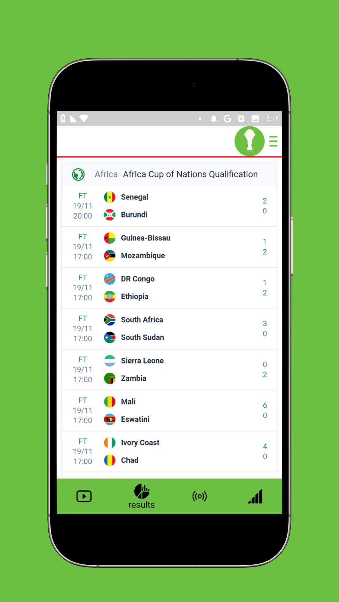 Afcon 2025 Result live安卓版应用APK下载 Afcon 2025 Result live安卓版应用APK下载