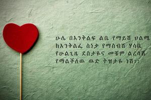 እኔና አንቺ - Ethiopian Couples Co Plakat