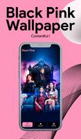 Black Pink Wallpaper Affiche