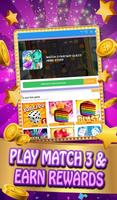 Match 3 App Rewards: Daily Game Rewards Affiche