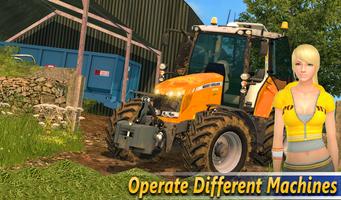 Real Tractor Farming Games Thresher Simulator 2018 Plakat