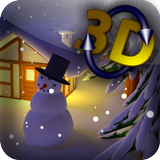Winter Snow in Gyro 3D icône