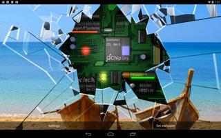 Cracked Screen Wallpaper تصوير الشاشة 3