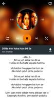 Lirik Lagu India Dhadkan MP3 O imagem de tela 2