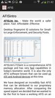 AFIS -  PC and Mobile ภาพหน้าจอ 1