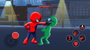 Spider Stickman Hero Fighter screenshot 1