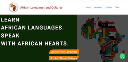 Learn African Languages Plakat