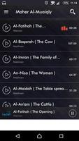 برنامه‌نما Al Quran MP3 Audio by Maher Al Muaiqly عکس از صفحه