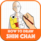 Cómo dibujar: dibujar y colorear Saitama pasoapaso icono