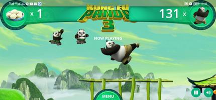 Panda jumping kungfu style Ekran Görüntüsü 2