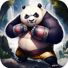 Panda tests his kung fu skills ikona