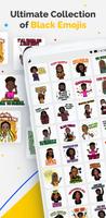 Afromoji: Black Emoji Stickers پوسٹر