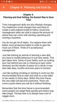 Time Management Tips For The E poster
