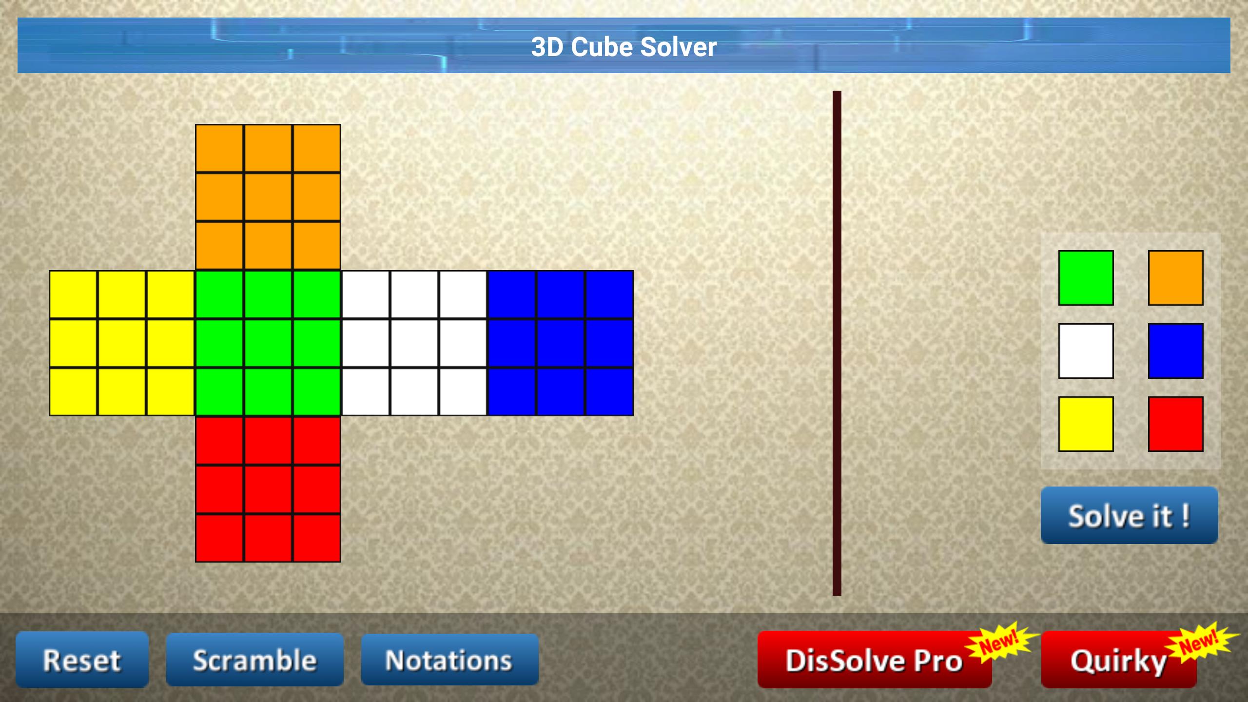 Cube solve