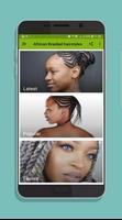 Idées de coiffure tressée afro-américaine Affiche
