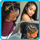 African Woman Hairstyle ikon