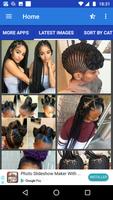 African Woman Hairstyle پوسٹر