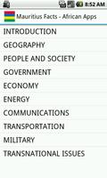 2 Schermata Mauritius Facts