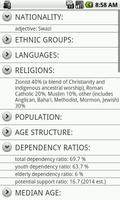 Swaziland Facts Ekran Görüntüsü 2