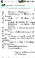 Tanzania Constitution screenshot 1