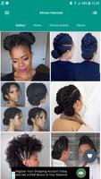 African curls hairstyle poster