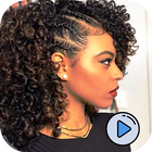 African Curly Hairstyle أيقونة