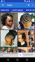 African Kids Hairstyle Cartaz