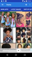 African Kids Hairstyle ภาพหน้าจอ 1