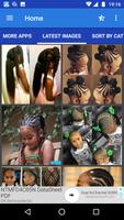 African Kids Hairstyle imagem de tela 2