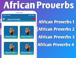 African Proverbs Affiche