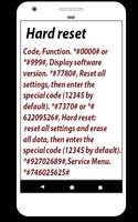 Secret Reset,Master And Service Codes capture d'écran 1